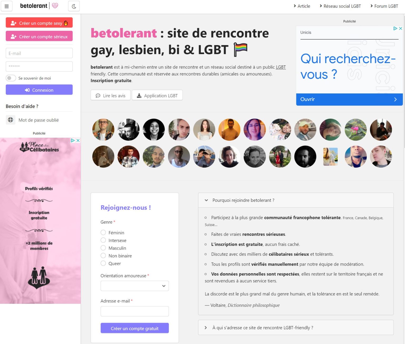 site rencontre gays gratuit